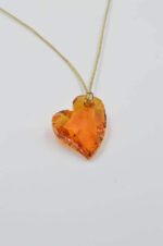 Necklace with Swarovski heart - Image 2