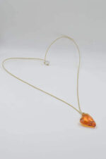 Necklace with Swarovski heart - Image 5