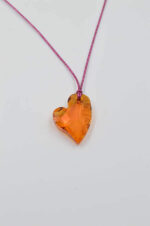 Necklace with Swarovski heart - Image 3