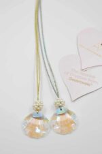 Κολιέ με κοχύλι Swarovski και μαργαριτάρια - Image 2