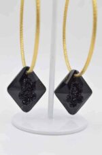 925° επιχρυσωμένοι κρίκοι με Swarovski - Image 2