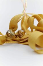swarovski χρυσή κορδέλα ροζ χρυσά