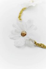 flowers swarovski white gold