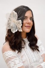 white flower woman bride