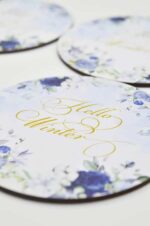 Wooden coasters "Hello Winter" (6pcs) - Image 3