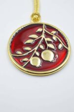 Metallic decorative charm 2025 with enamel - Image 2