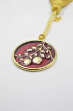 Metallic decorative charm 2025 with enamel - Image 4