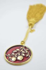 Metallic decorative charm 2025 with enamel - Image 3