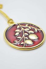 Metallic decorative charm 2025 with enamel