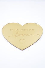 "Do all things with Love" χρυσή κούπα - Image 7