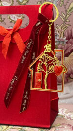 Decorative charm home with red enamel heart 2026 - Image 3