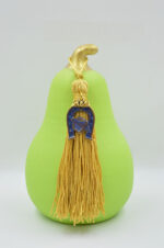 Decorative ceramic pear with horseshoe 2025
