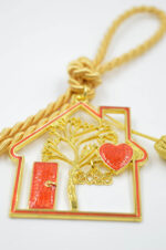 Decorative charm home with red enamel heart 2025 - Image 4