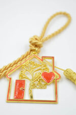 Decorative charm home with red enamel heart 2025 - Image 3