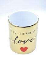 "Do all things with Love" χρυσή κούπα