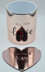 "All for Love" σουβέρ/διακοσμητικό ροζ χρυσό plexiglass - Image 6