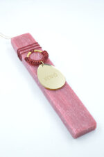 Scented easter candle with plexiglass keychain "Νονά" - Image 5
