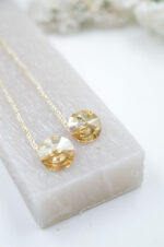 Λαμπάδα με δερμάτινη καρδιά & Swarovski - Image 3