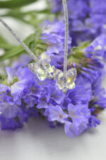 Μωβ λαμπάδα με πεταλούδες Swarovski & plexiglass - Image 3