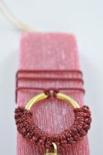 Scented easter candle with plexiglass keychain "Νονά" - Image 4