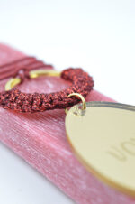 Scented easter candle with plexiglass keychain "Νονά" - Image 3