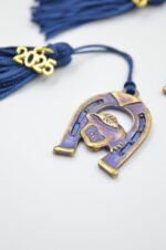 Christmas ornament horseshoe with tassel 2025