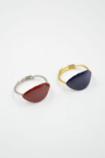 Sterling silver 925° ring and enamel - Image 3