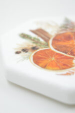 It smells like Christmas printed marble coaster - Image 4