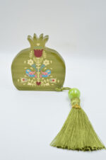 Tabletop green plexiglass pomegranate 2025 with tassel - Image 5