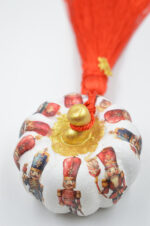 Pumpkin Nutcracker decorative charm 2025 - Image 5