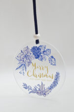 Printed plexiglass Christmas ornament with wishes - Image 6