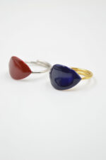 Sterling silver 925° ring and enamel