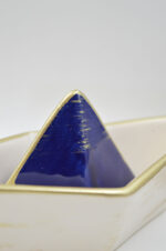 Blue golden splash κεραμικό καραβάκι με τριφύλλι 2025 - Image 5