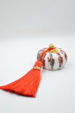 Pumpkin Nutcracker decorative charm 2025 - Image 3