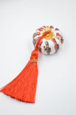 Pumpkin Nutcracker decorative charm 2025 - Image 2
