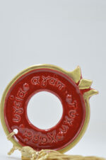 Venetian red κεραμικό ρόδι με ευχές - Image 3