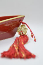 Venetian red ceramic boat with clover 2025 - Image 6