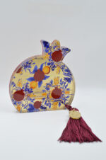 Tabletop plexiglass pomegranate 2025 with tassel