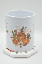 Set marble coaster & mug It smells like Christmas - Image 3