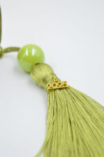Tabletop green plexiglass pomegranate 2025 with tassel - Image 4