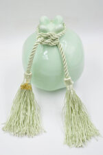 Ceramic green pomegranate charm 2025 - Image 2