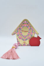 Tabletop plexiglass house with pomegranate 2025 with tassel - Image 3