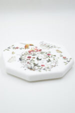 Happy New Year printed marble coaster - Image 4