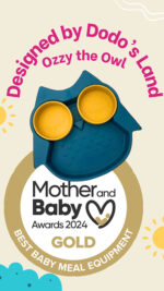 Dodo's Land Ozzy the Owl Blue Me - Πιάτο σιλικόνης με βεντούζα και αποσπώμενα χωρίσματα - Image 3