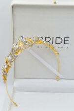 Florence Handmade baroque tiara with Czech crystals by Nektaria - Image 5