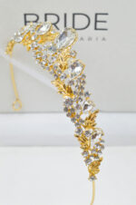 Florence Handmade baroque tiara with Czech crystals by Nektaria - Image 3