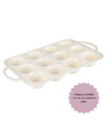 Dodo's land Φόρμα Σιλικόνης Muffins 12 θήκες