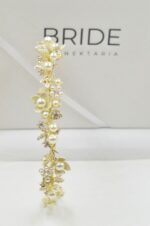 Victoria Handmade headpiece with flowers by Nektaria - Image 7