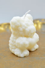 Scented soy candle white bear - Image 2