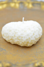 Scented soy candle white heart - Image 2
